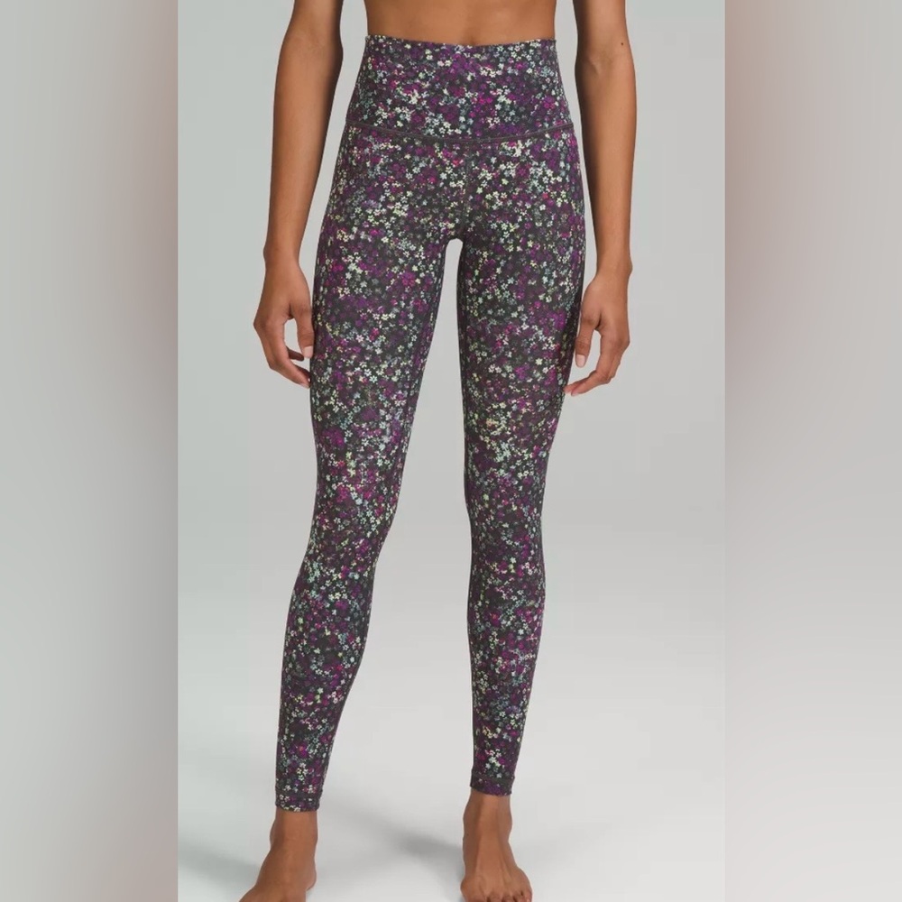 BNWT Lululemon High-Rise Floral Print Leggings size 2